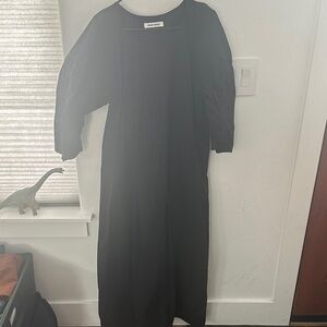 Henrik Vibskov Black Cotton Dress XL